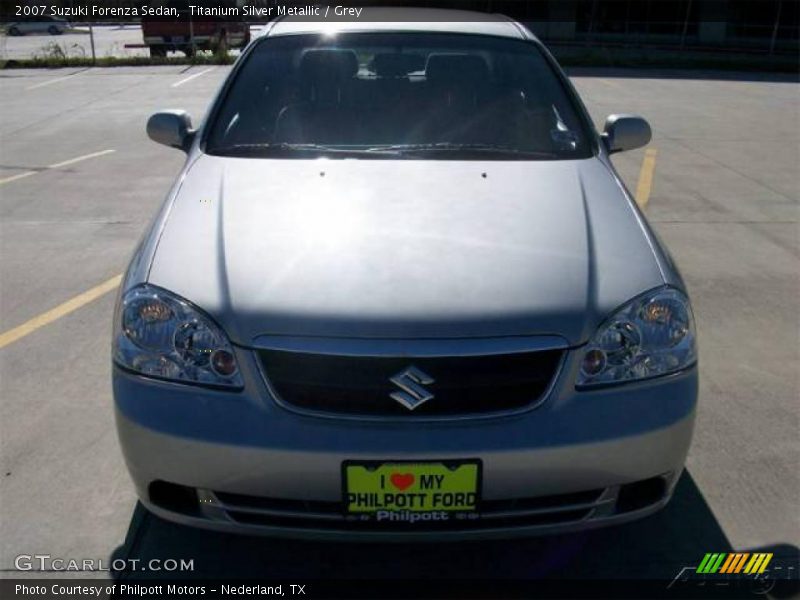 Titanium Silver Metallic / Grey 2007 Suzuki Forenza Sedan