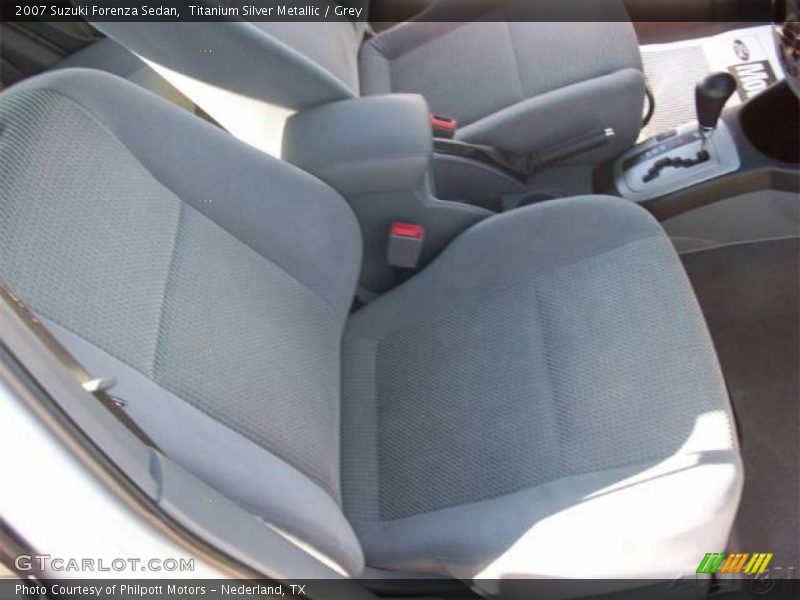 Titanium Silver Metallic / Grey 2007 Suzuki Forenza Sedan