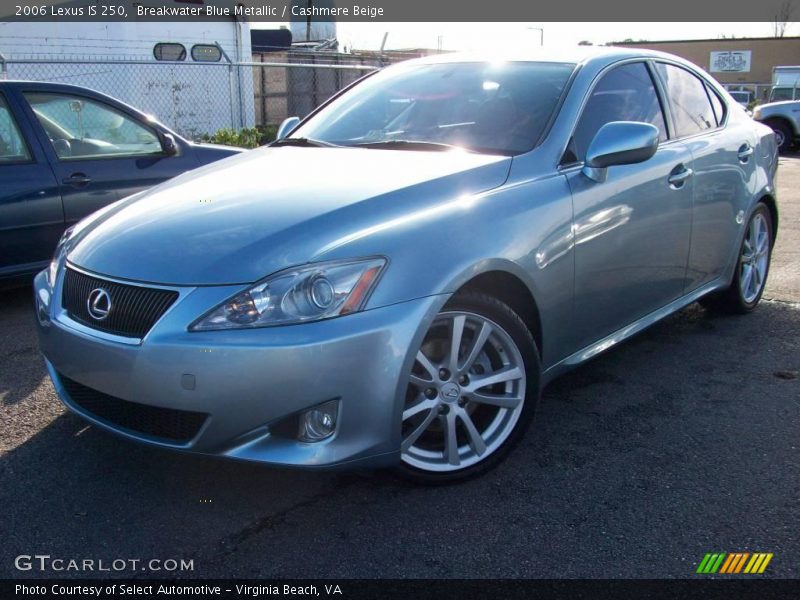 Breakwater Blue Metallic / Cashmere Beige 2006 Lexus IS 250