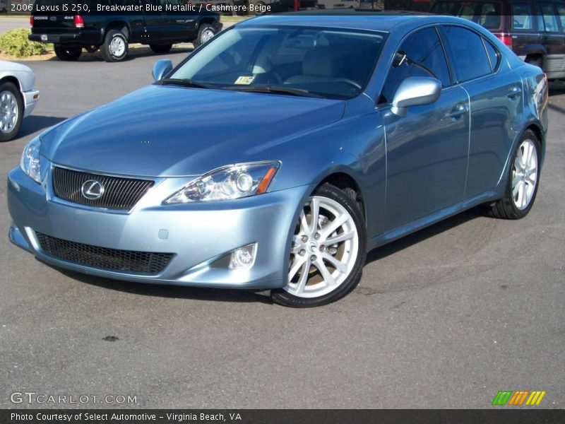 Breakwater Blue Metallic / Cashmere Beige 2006 Lexus IS 250