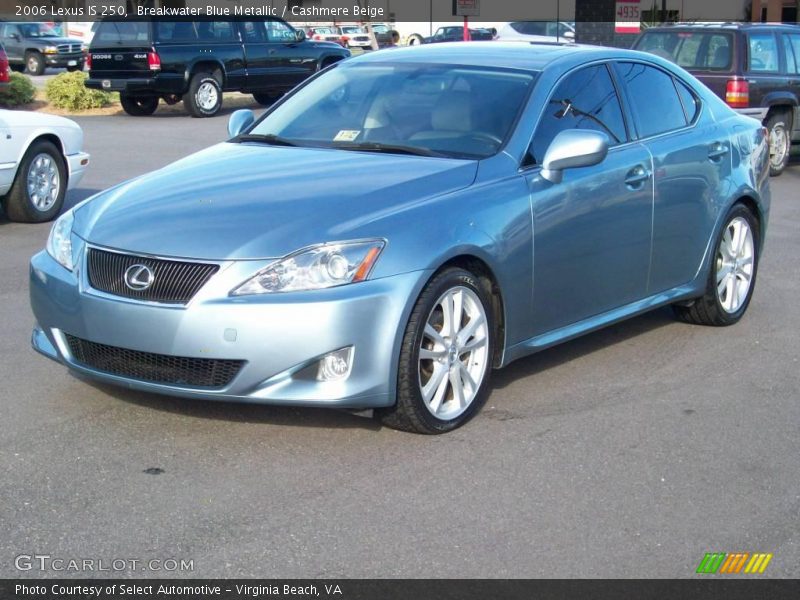Breakwater Blue Metallic / Cashmere Beige 2006 Lexus IS 250