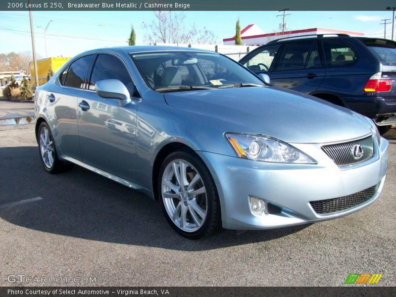 Breakwater Blue Metallic / Cashmere Beige 2006 Lexus IS 250