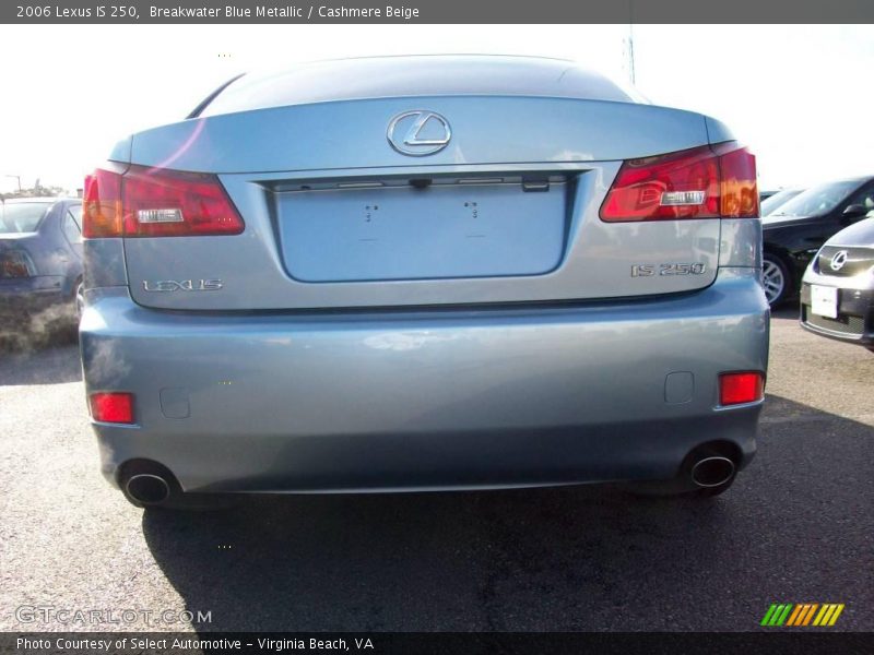 Breakwater Blue Metallic / Cashmere Beige 2006 Lexus IS 250
