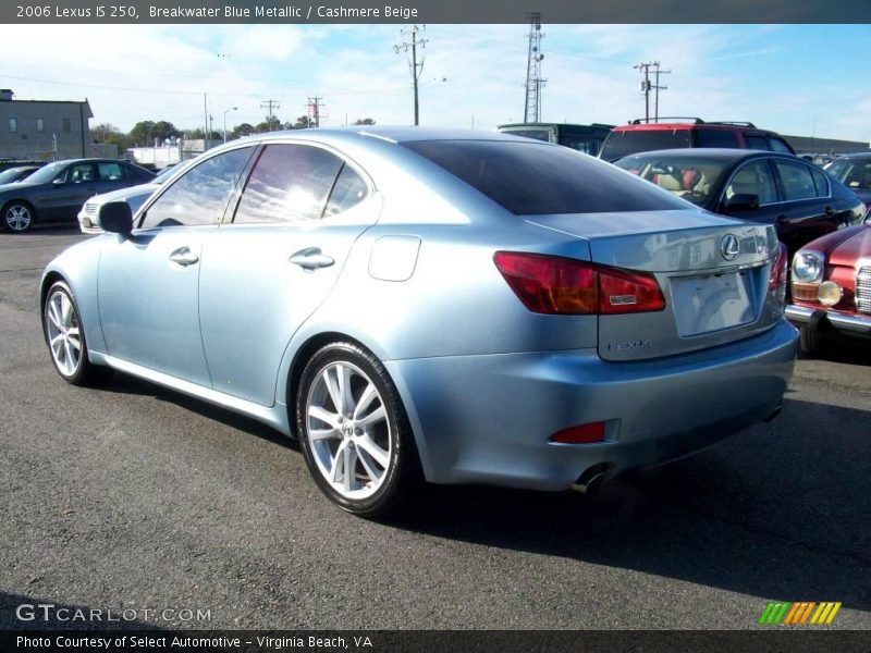 Breakwater Blue Metallic / Cashmere Beige 2006 Lexus IS 250