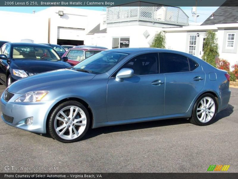 Breakwater Blue Metallic / Cashmere Beige 2006 Lexus IS 250