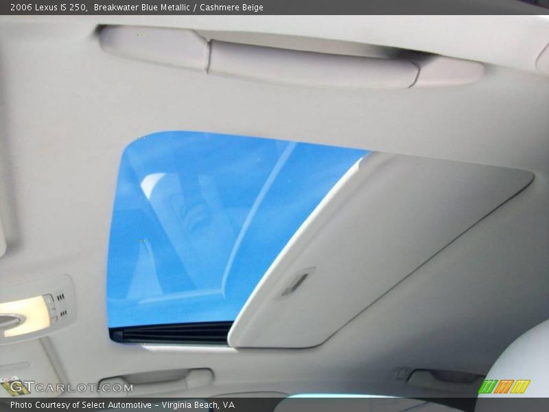 Breakwater Blue Metallic / Cashmere Beige 2006 Lexus IS 250
