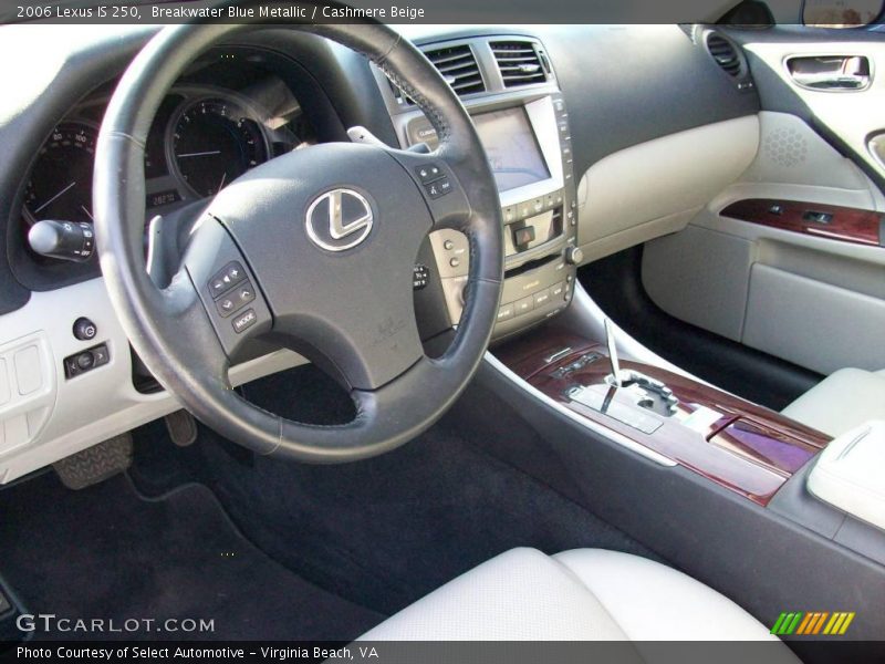 Breakwater Blue Metallic / Cashmere Beige 2006 Lexus IS 250