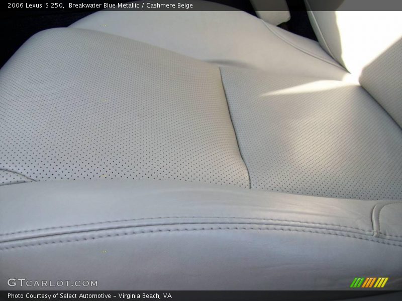 Breakwater Blue Metallic / Cashmere Beige 2006 Lexus IS 250