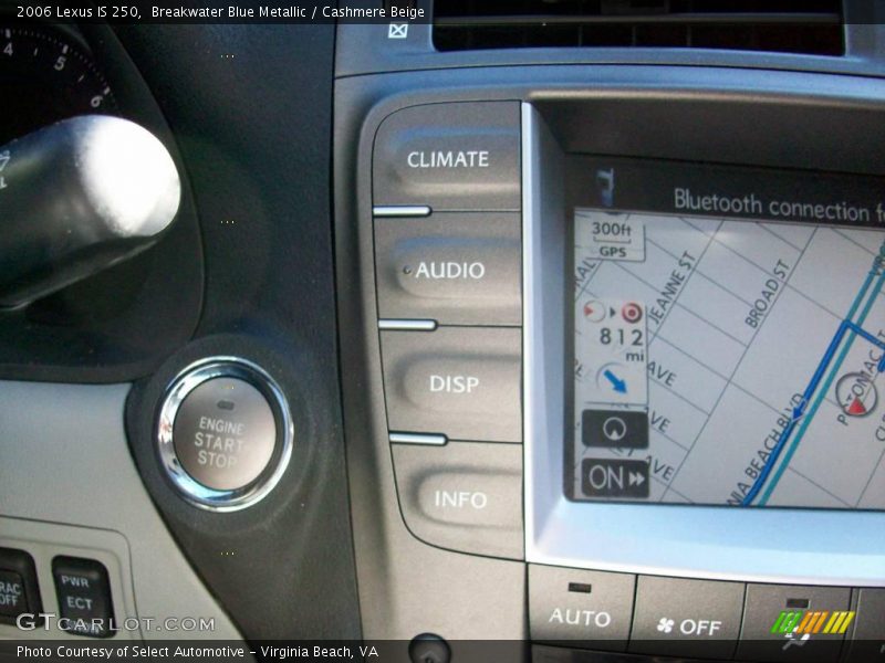 Breakwater Blue Metallic / Cashmere Beige 2006 Lexus IS 250