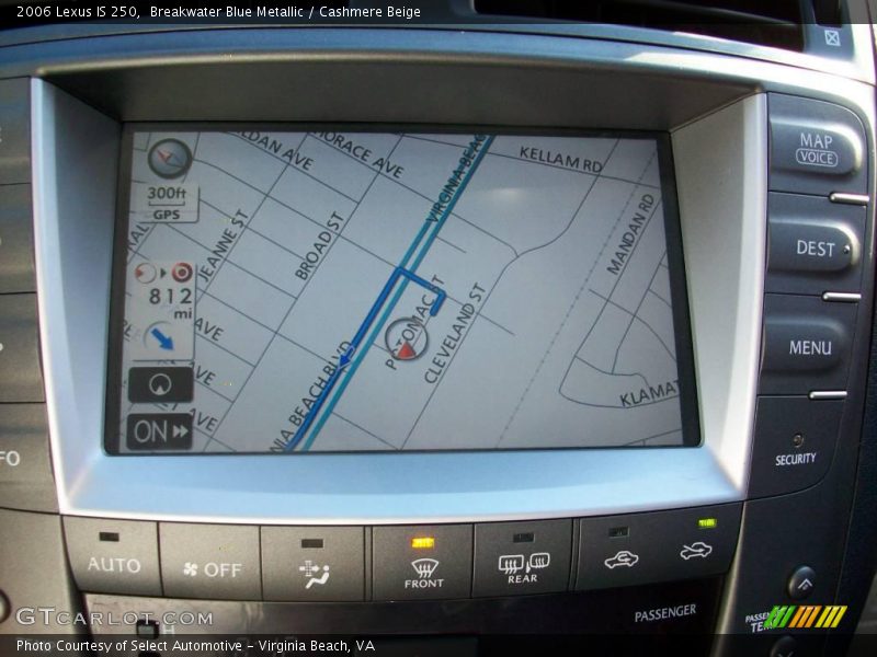 Breakwater Blue Metallic / Cashmere Beige 2006 Lexus IS 250