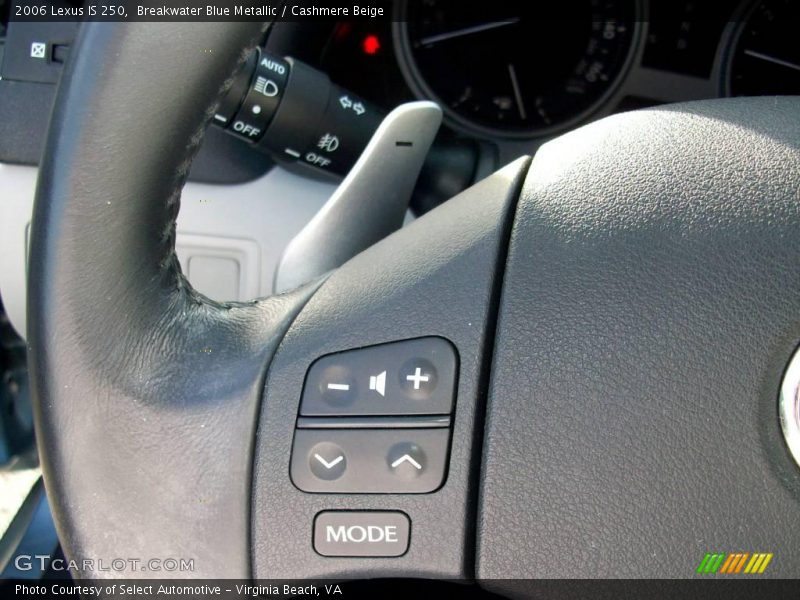 Breakwater Blue Metallic / Cashmere Beige 2006 Lexus IS 250
