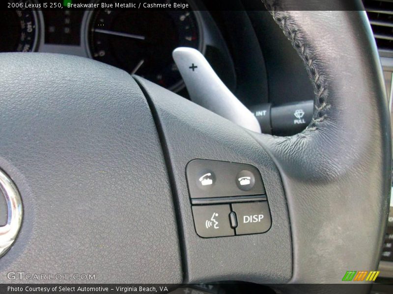 Breakwater Blue Metallic / Cashmere Beige 2006 Lexus IS 250