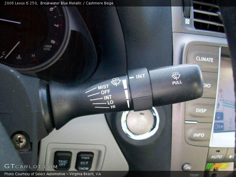 Breakwater Blue Metallic / Cashmere Beige 2006 Lexus IS 250
