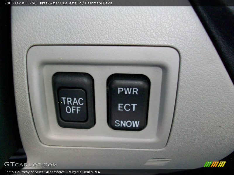 Breakwater Blue Metallic / Cashmere Beige 2006 Lexus IS 250