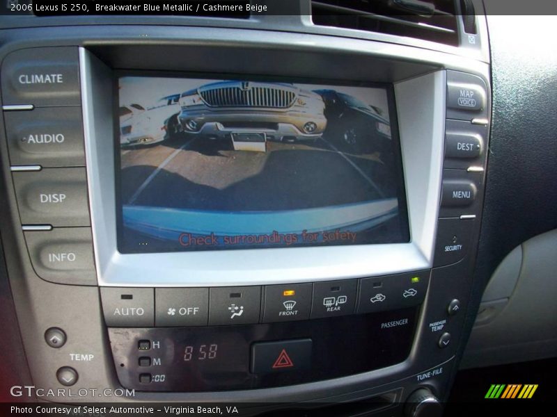 Breakwater Blue Metallic / Cashmere Beige 2006 Lexus IS 250