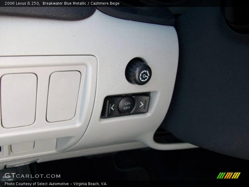 Breakwater Blue Metallic / Cashmere Beige 2006 Lexus IS 250