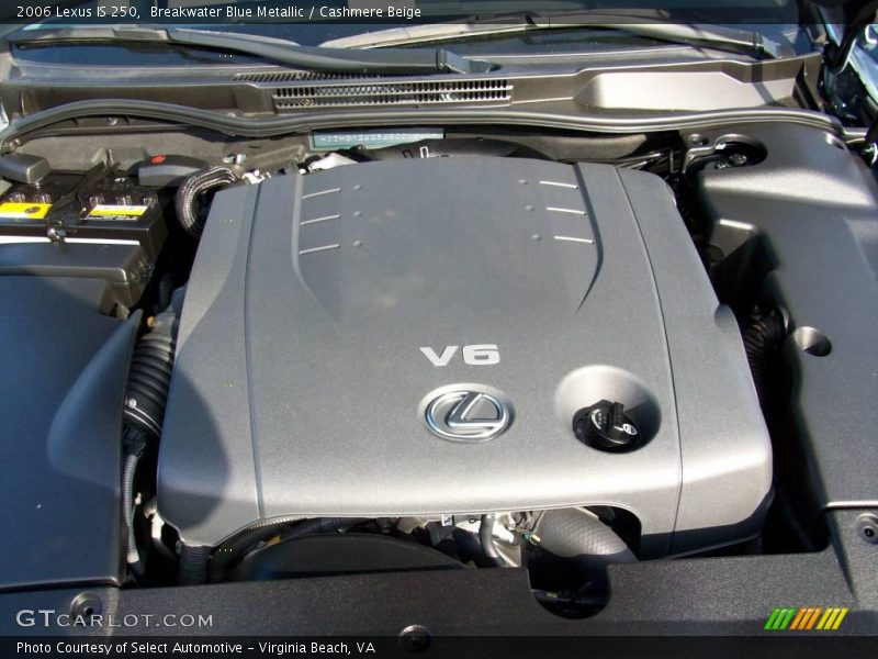 Breakwater Blue Metallic / Cashmere Beige 2006 Lexus IS 250