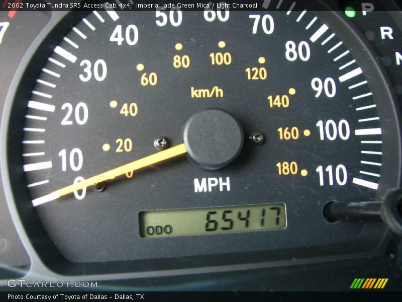 Imperial Jade Green Mica / Light Charcoal 2002 Toyota Tundra SR5 Access Cab 4x4