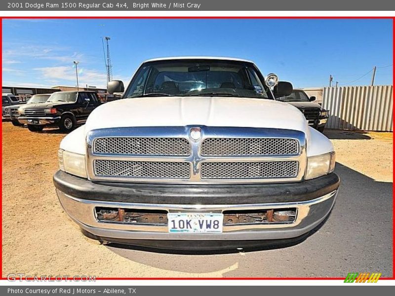 Bright White / Mist Gray 2001 Dodge Ram 1500 Regular Cab 4x4