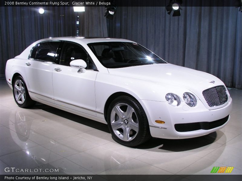 Glacier White / Beluga 2008 Bentley Continental Flying Spur