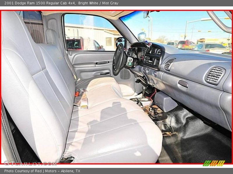 Bright White / Mist Gray 2001 Dodge Ram 1500 Regular Cab 4x4