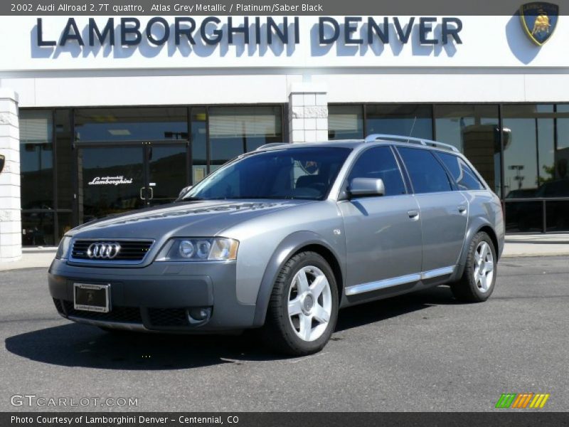 Atlas Grey Metallic / Platinum/Saber Black 2002 Audi Allroad 2.7T quattro