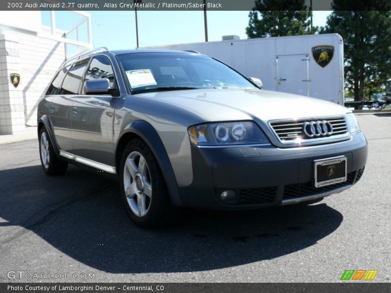 Atlas Grey Metallic / Platinum/Saber Black 2002 Audi Allroad 2.7T quattro