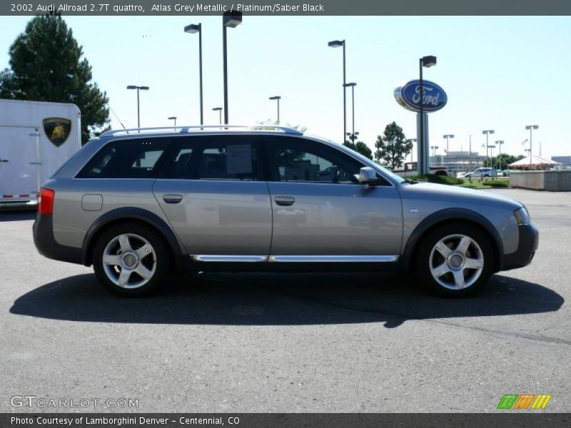 Atlas Grey Metallic / Platinum/Saber Black 2002 Audi Allroad 2.7T quattro
