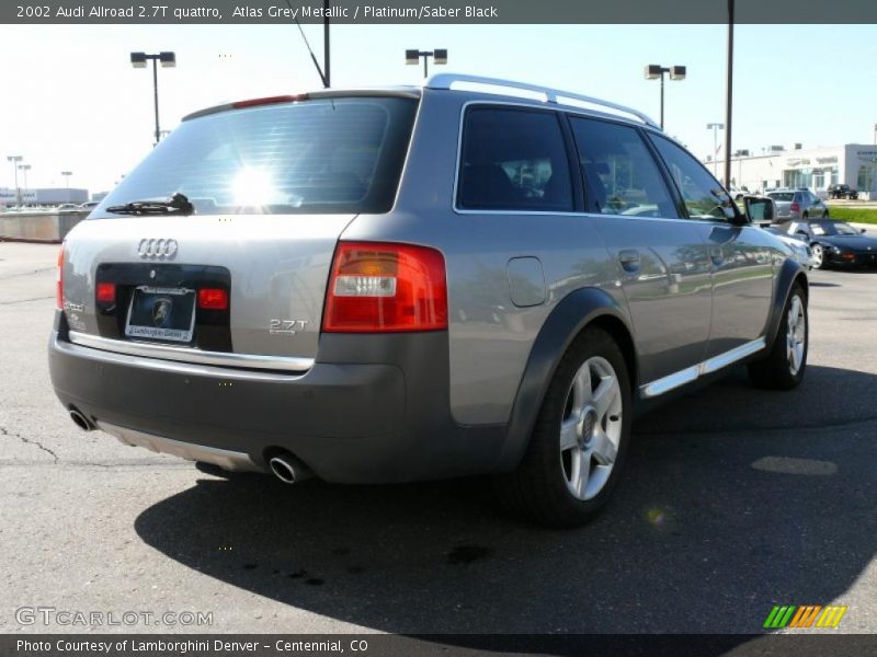 Atlas Grey Metallic / Platinum/Saber Black 2002 Audi Allroad 2.7T quattro