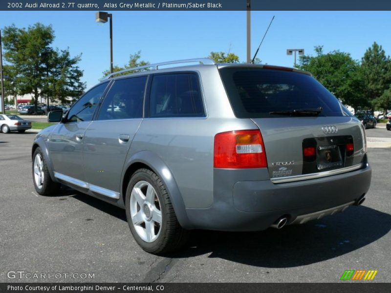 Atlas Grey Metallic / Platinum/Saber Black 2002 Audi Allroad 2.7T quattro