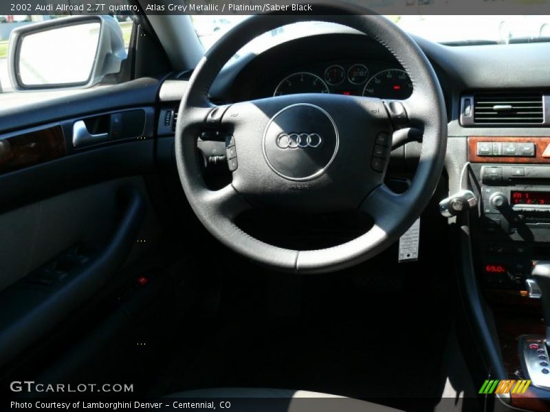 Atlas Grey Metallic / Platinum/Saber Black 2002 Audi Allroad 2.7T quattro