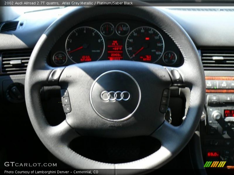 Atlas Grey Metallic / Platinum/Saber Black 2002 Audi Allroad 2.7T quattro