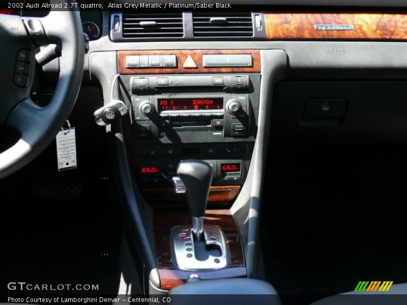 Atlas Grey Metallic / Platinum/Saber Black 2002 Audi Allroad 2.7T quattro