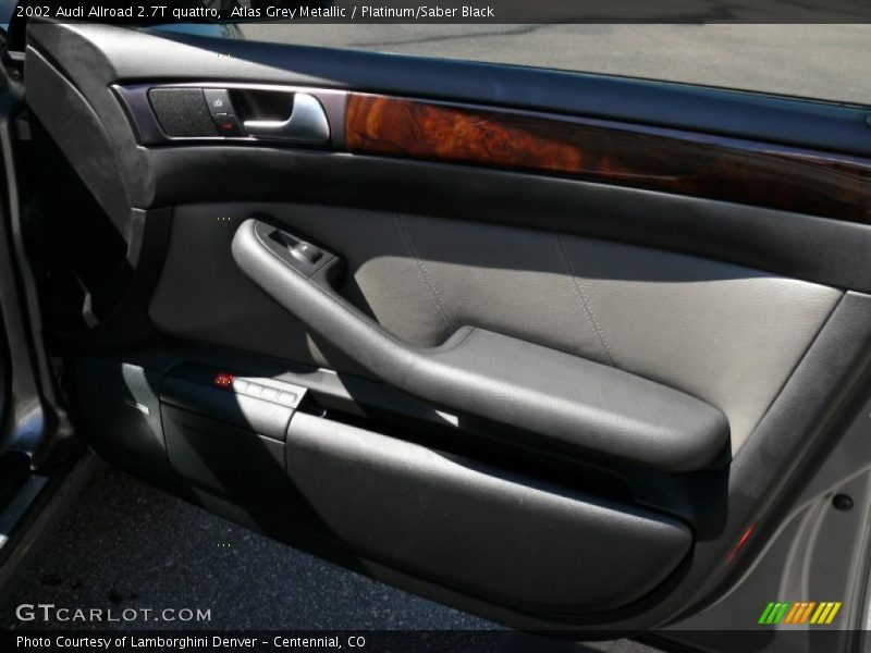 Atlas Grey Metallic / Platinum/Saber Black 2002 Audi Allroad 2.7T quattro