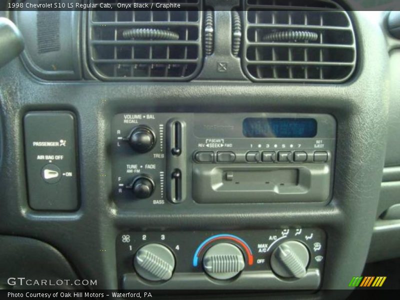 Onyx Black / Graphite 1998 Chevrolet S10 LS Regular Cab