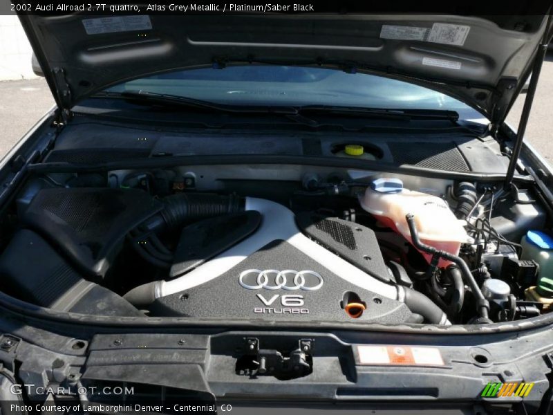 Atlas Grey Metallic / Platinum/Saber Black 2002 Audi Allroad 2.7T quattro