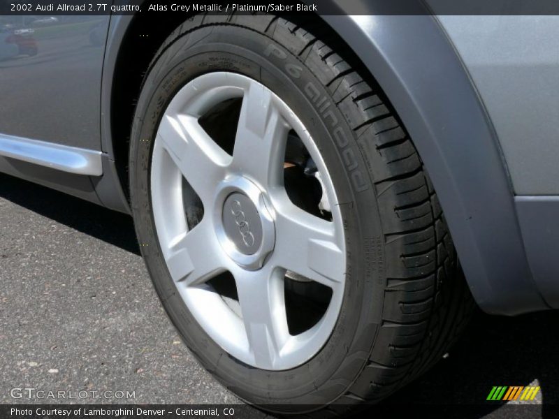 Atlas Grey Metallic / Platinum/Saber Black 2002 Audi Allroad 2.7T quattro