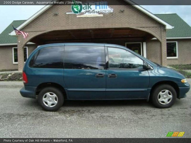 Aquamarine Metallic / Silver Fern 2000 Dodge Caravan