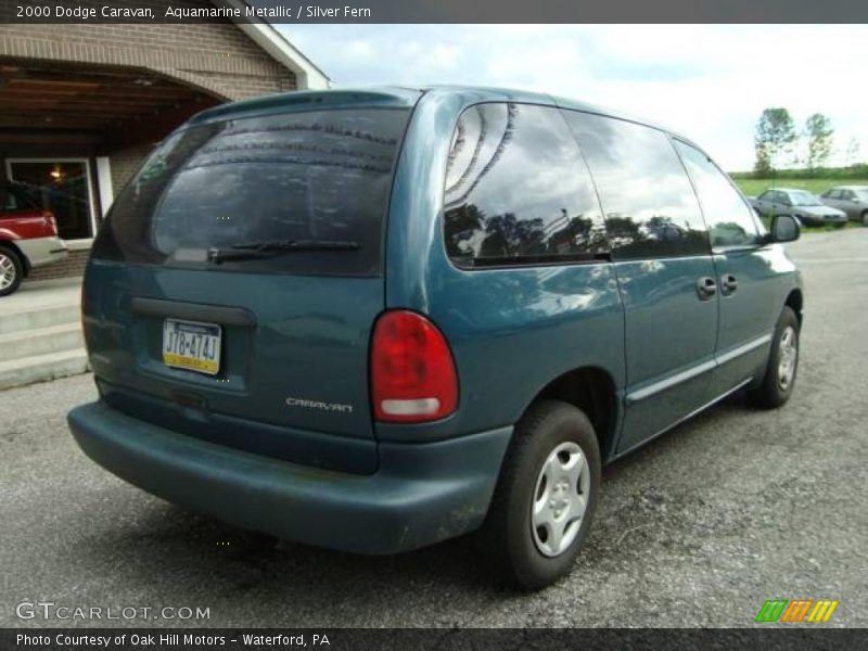 Aquamarine Metallic / Silver Fern 2000 Dodge Caravan