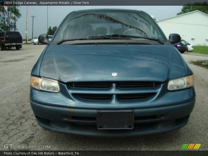 Aquamarine Metallic / Silver Fern 2000 Dodge Caravan