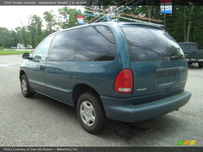 Aquamarine Metallic / Silver Fern 2000 Dodge Caravan