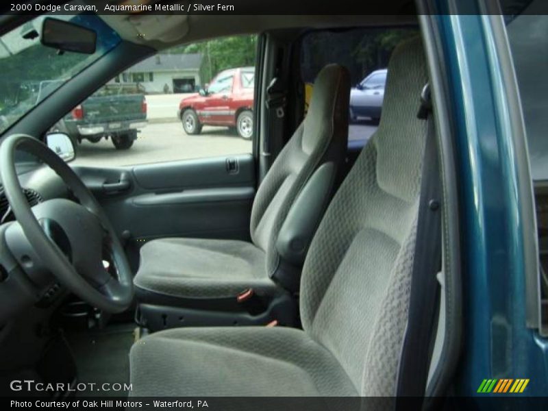 Aquamarine Metallic / Silver Fern 2000 Dodge Caravan