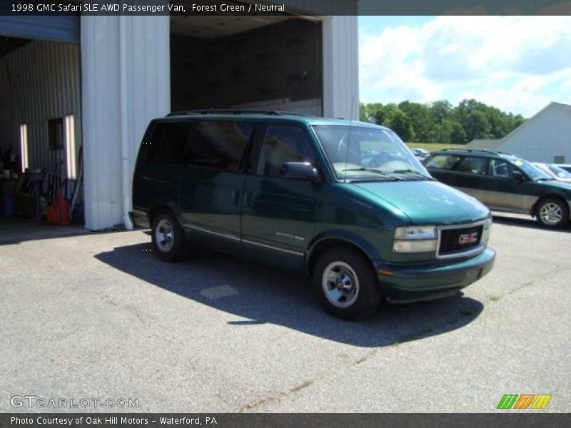 Forest Green / Neutral 1998 GMC Safari SLE AWD Passenger Van