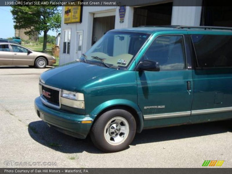 Forest Green / Neutral 1998 GMC Safari SLE AWD Passenger Van