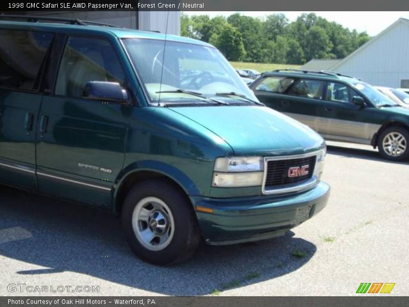 Forest Green / Neutral 1998 GMC Safari SLE AWD Passenger Van