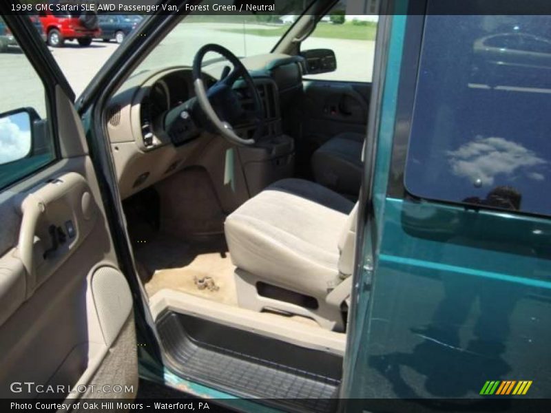 Forest Green / Neutral 1998 GMC Safari SLE AWD Passenger Van