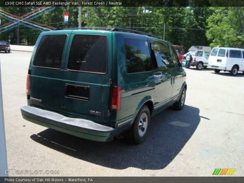 Forest Green / Neutral 1998 GMC Safari SLE AWD Passenger Van