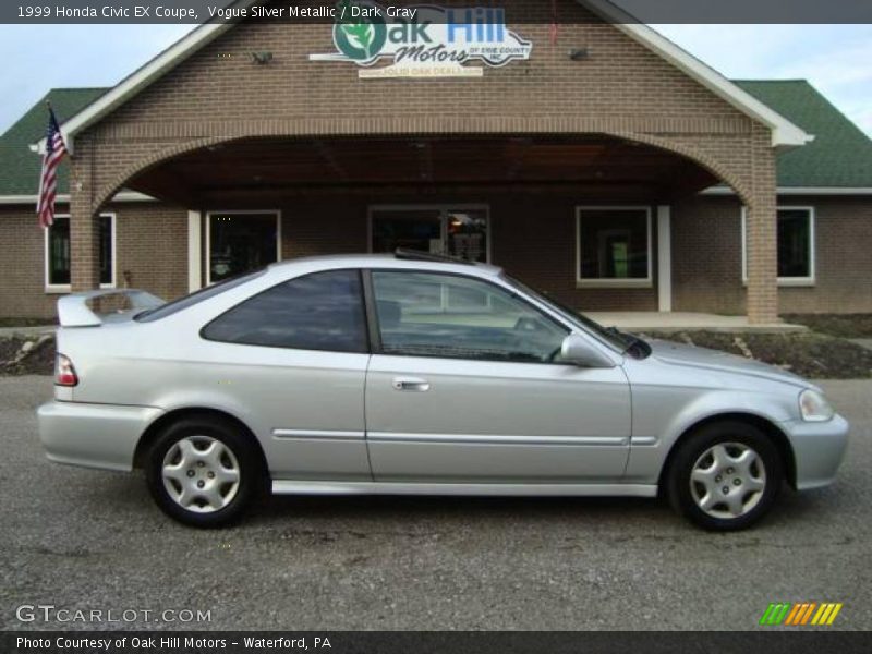 Vogue Silver Metallic / Dark Gray 1999 Honda Civic EX Coupe