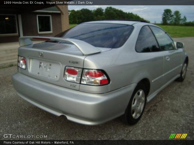 Vogue Silver Metallic / Dark Gray 1999 Honda Civic EX Coupe