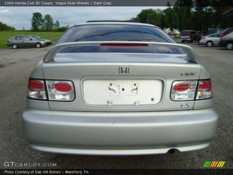 Vogue Silver Metallic / Dark Gray 1999 Honda Civic EX Coupe